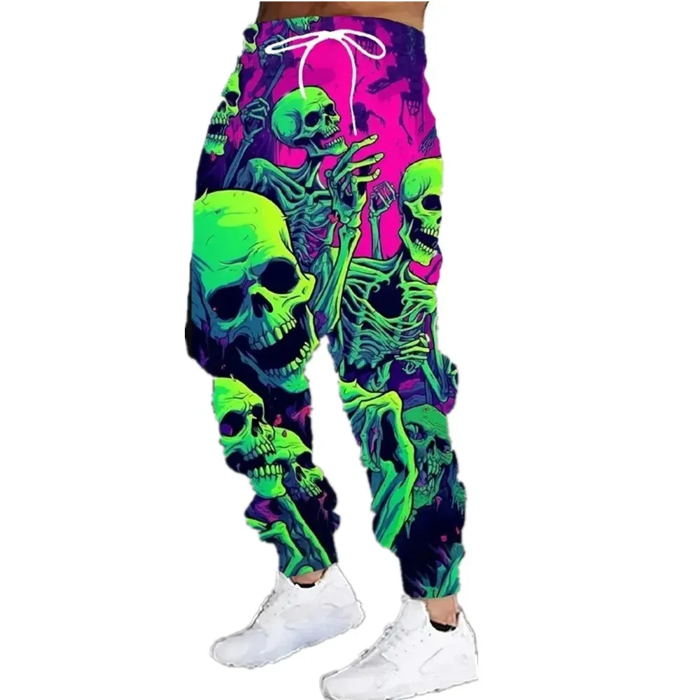 1 - MC - Fashion Jogging Pants: 3D animal print, casual streetwear for autumn & winter sports