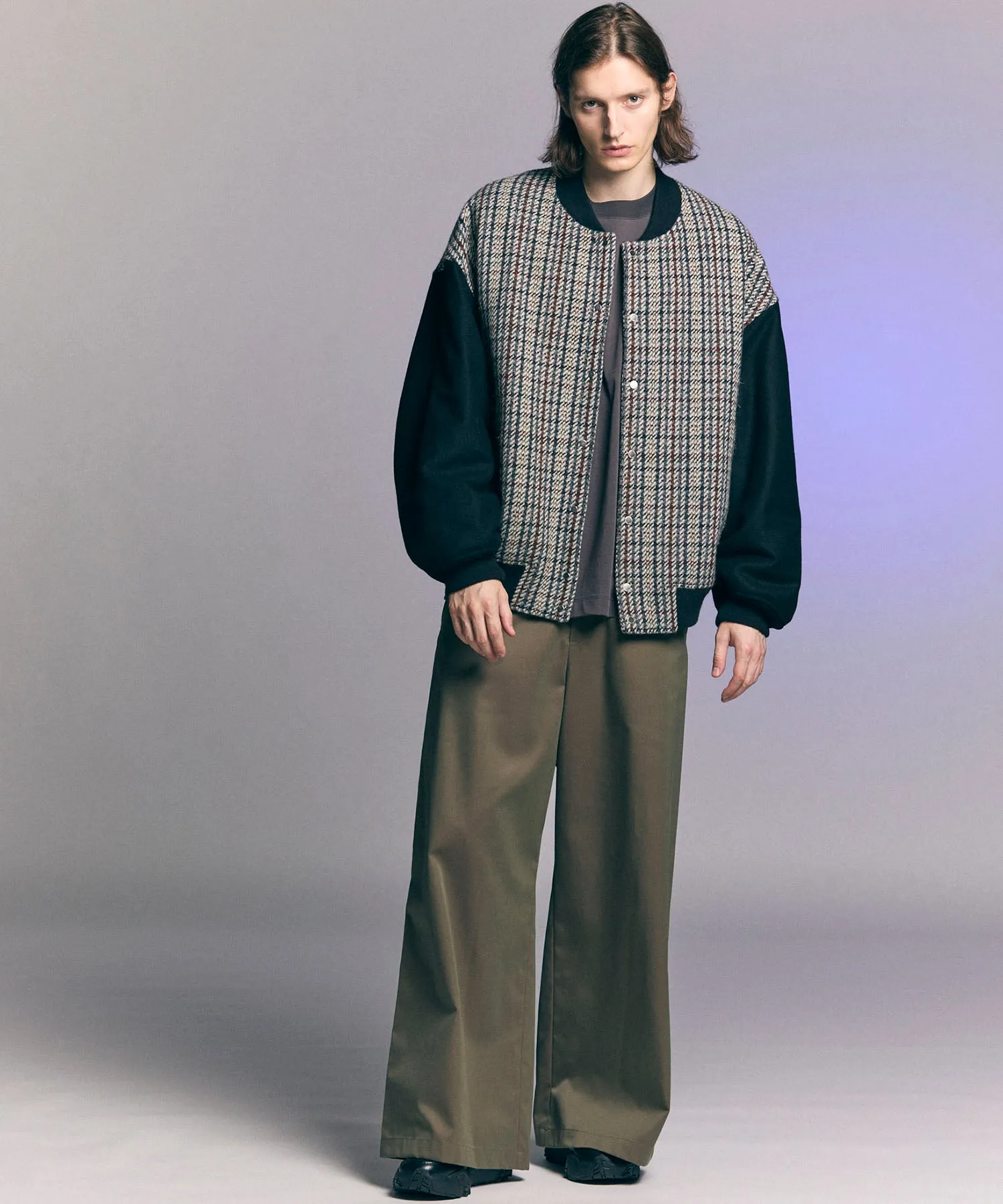 120/2/2 Suvin Cotton Gabardine Buggy Wide Pants