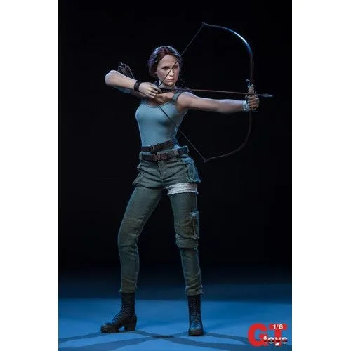 1:6 Tomb Raider - Lara Croft The Explorer Female Custom Figure Set (Outfit & Headsculpt Only)