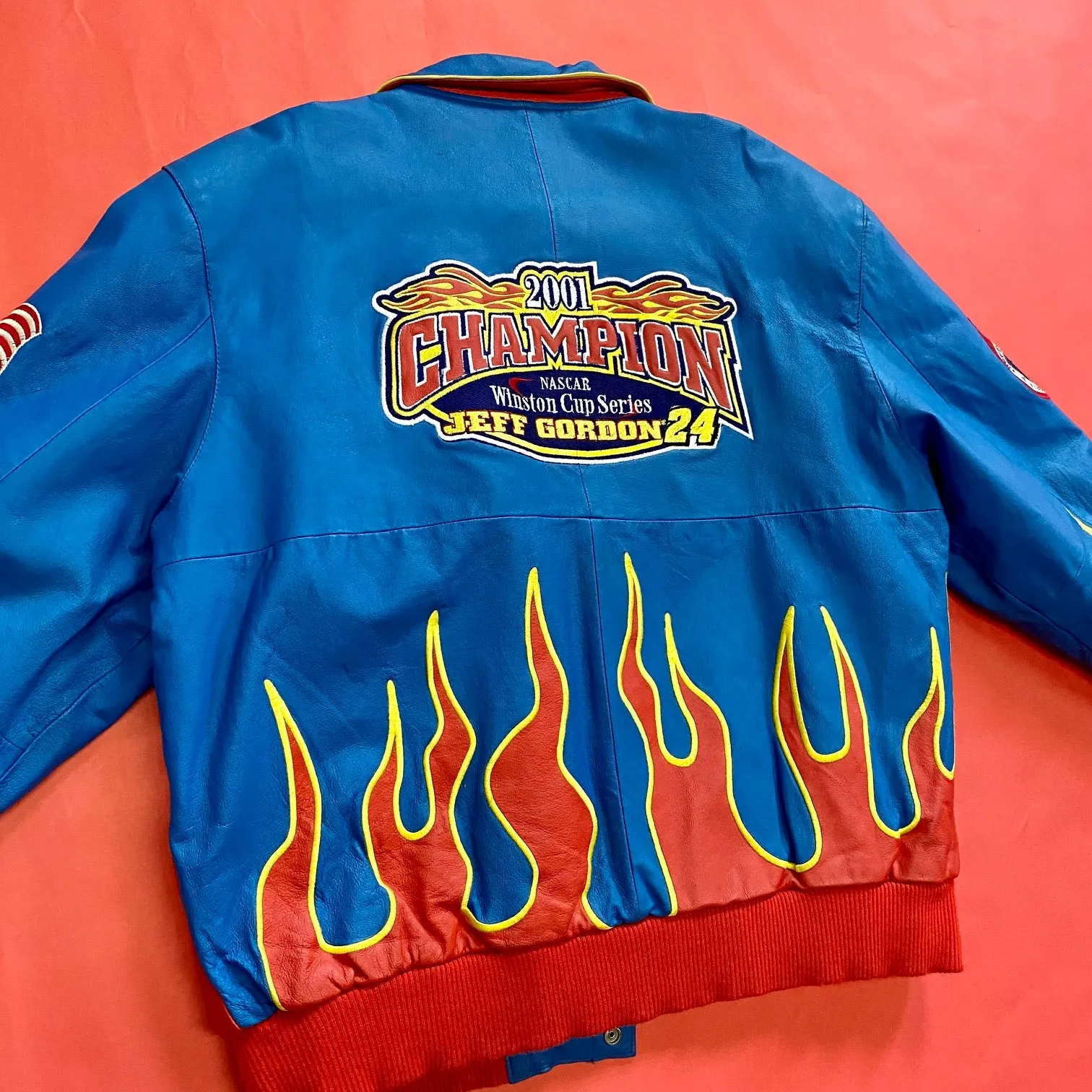 2001 NASCAR Jeff Hamilton Designed Jeff Gordon Leather Jacket