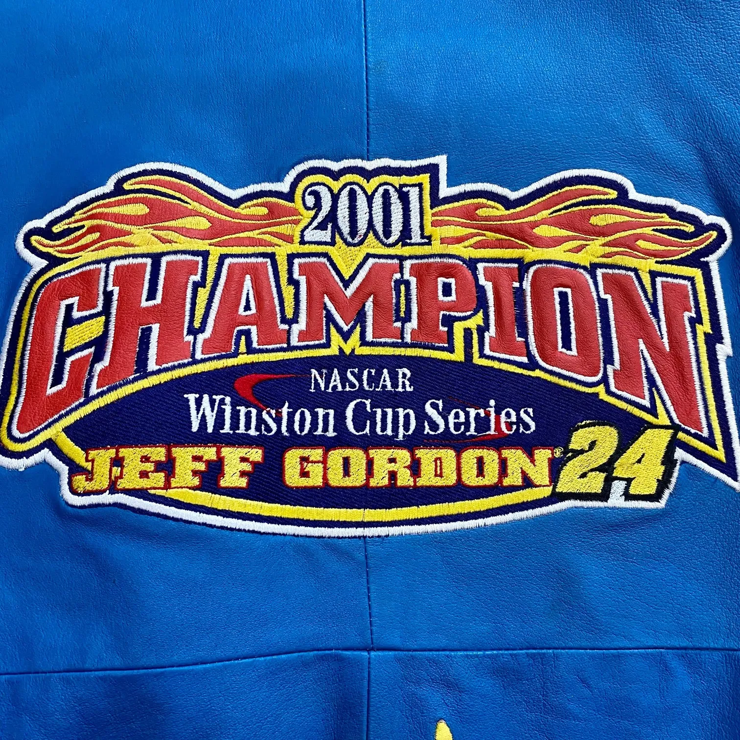 2001 NASCAR Jeff Hamilton Designed Jeff Gordon Leather Jacket