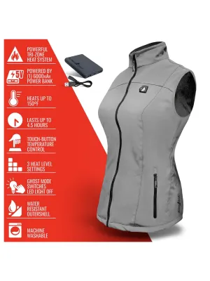 ActionHeat 5V Battery Heated Softshell Vest - Women's