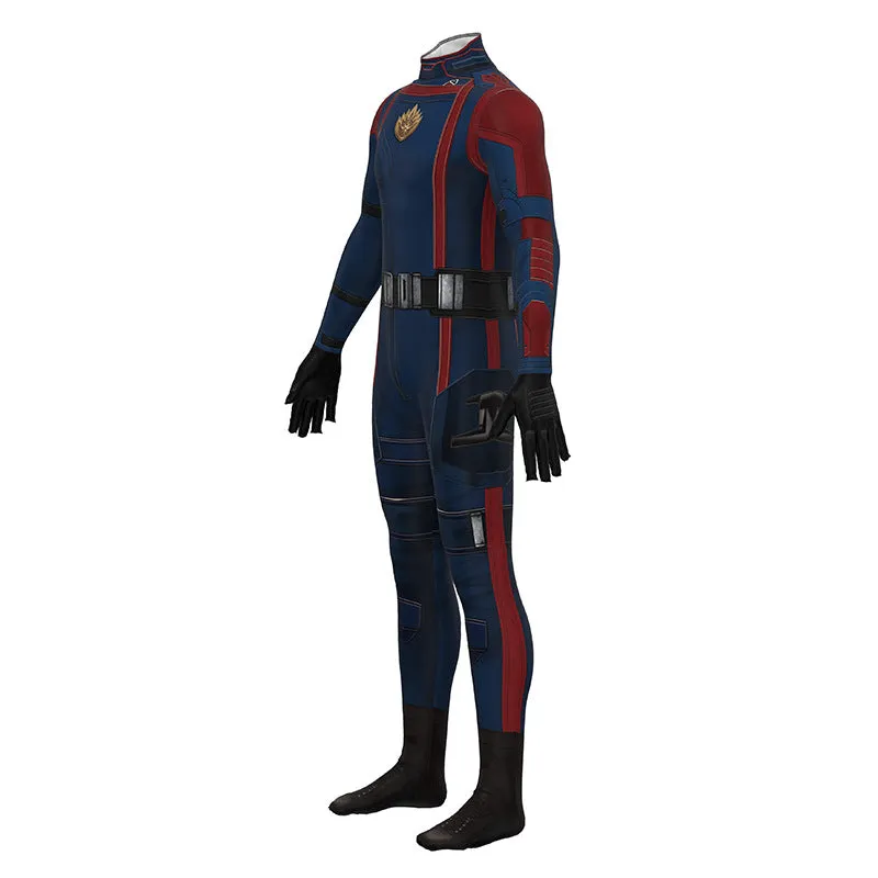 Adult Star Lord Jumpsuit Guardians Peter Quill Cosplay Costume Bodysuit Halloween Suit