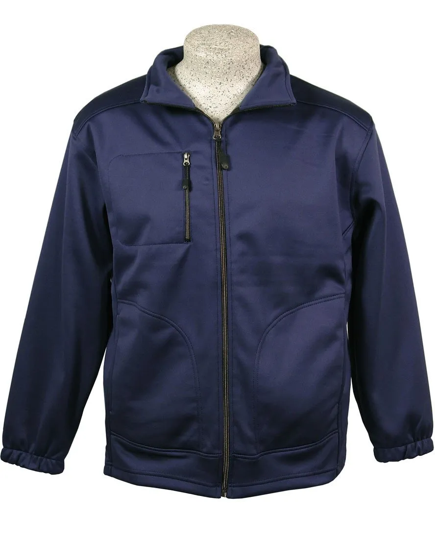 AKWA Men's Full Zip Jacket Soft Shell Fleece (with right chest pocket)