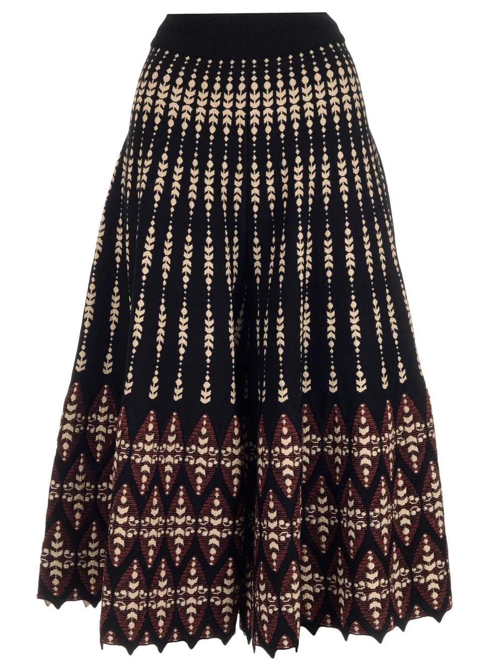 Alaïa Jacquard Knit Culottes