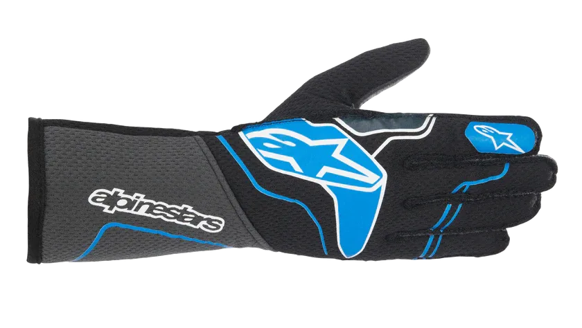 ALPINESTARS 3550123_17_3XL Auto racing gloves Tech-1 ZX V3 Black / Blue, Size 3XL