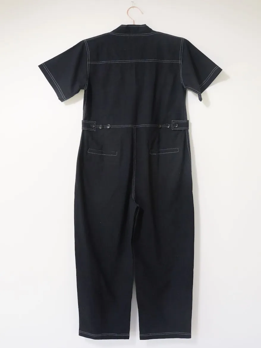 Amelia Romper, washed black