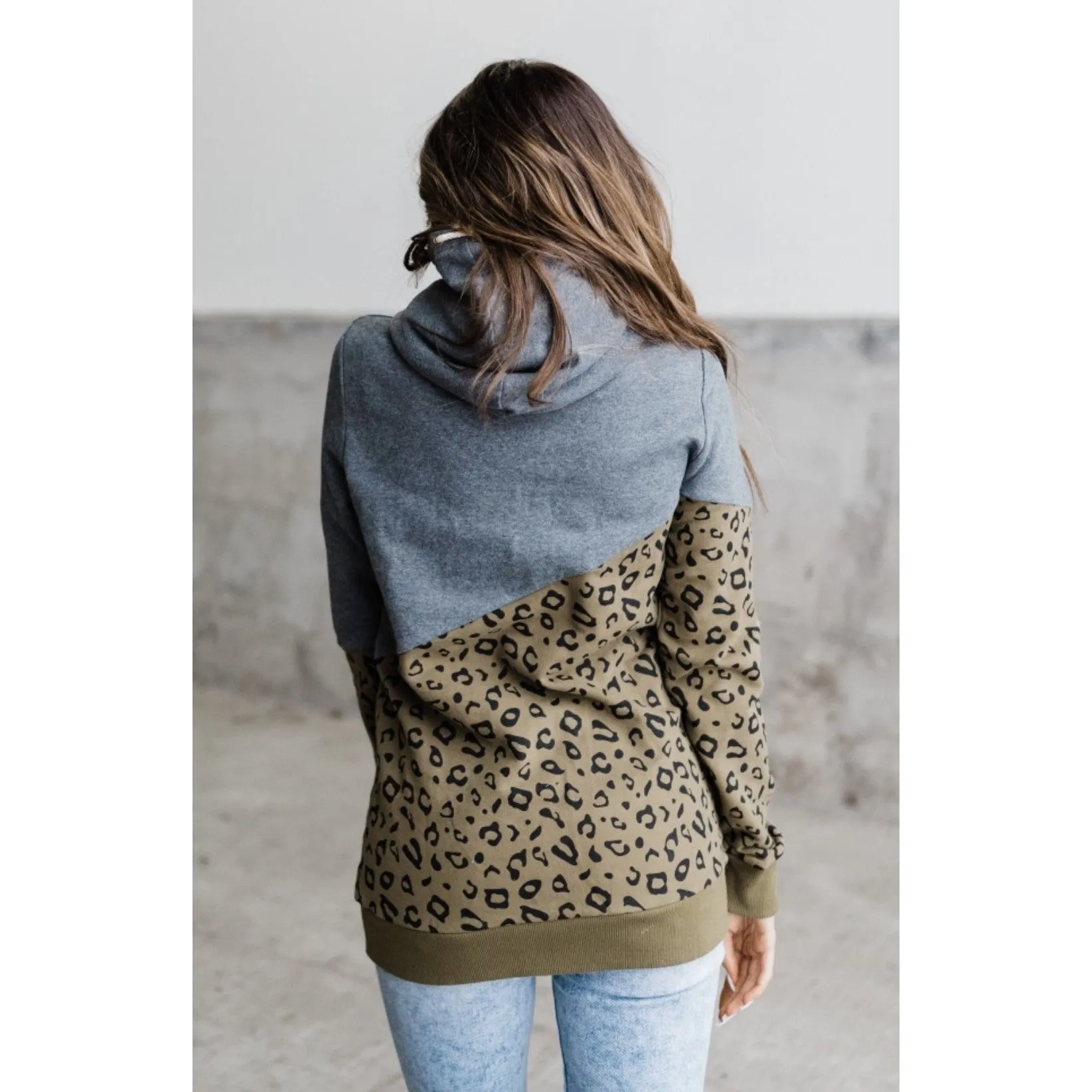 Ampersand Ave Single Hood Sweatshirt - Feline Good