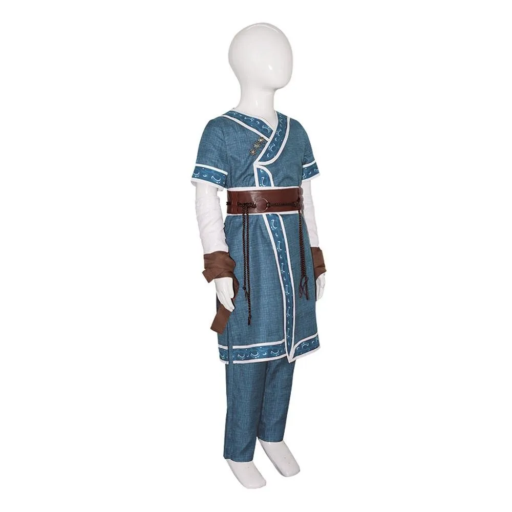 Anime Katara Bumi Aang Avatar The Last Airbender Cosplay Costume Adult Kids