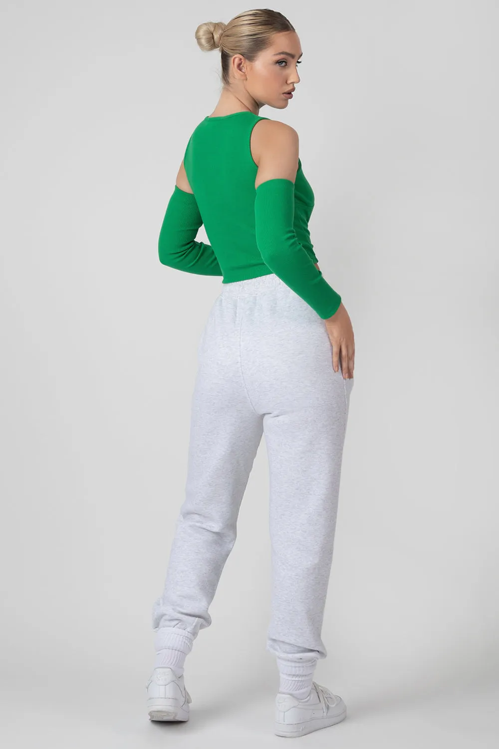 Arm Warmer Underbust Top Green