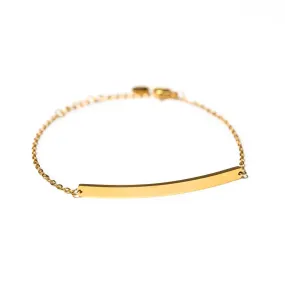 Arvo Bar Bracelet - Gold by Arvo