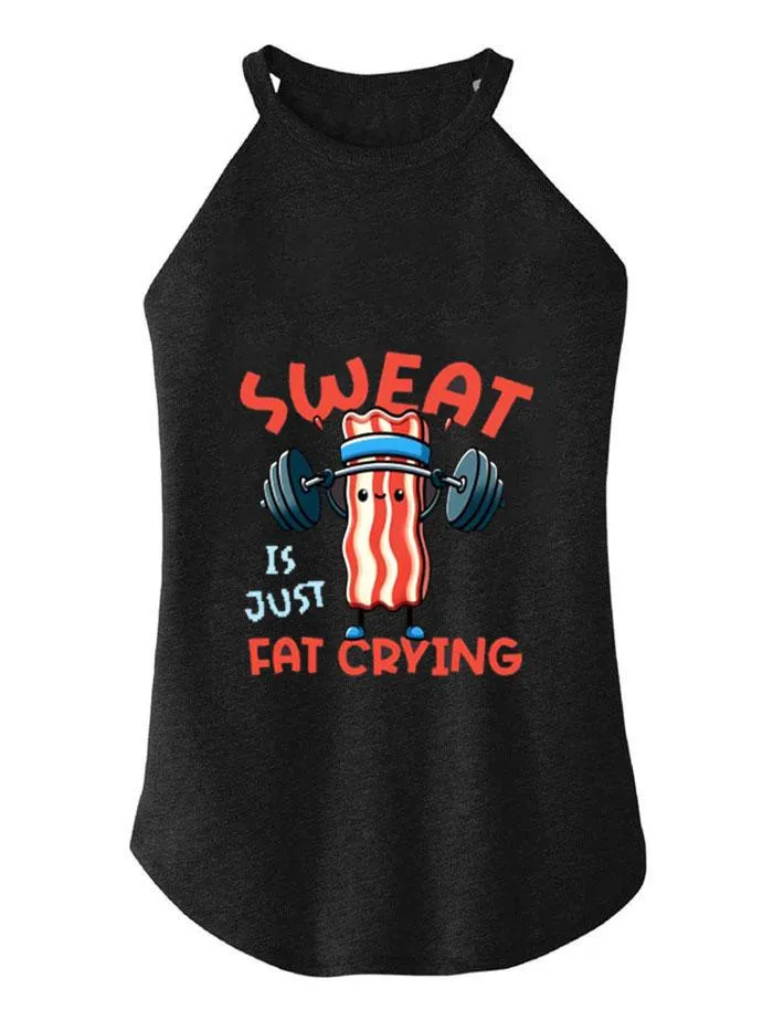 BACON LIFTING WEIGHTS  ROCKER COTTON TANK