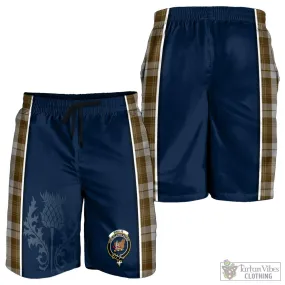 Baillie Dress Tartan Men's Shorts with Family Crest and Scottish Thistle Vibes Sport Style