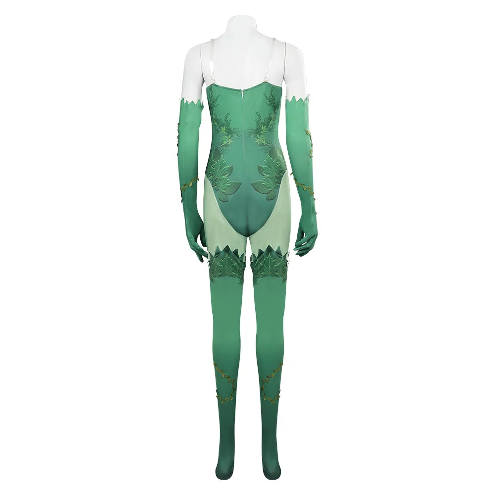 Batman Poison Ivy Green Women Jumpsuits Party Carnival Halloween Cosplay Costume