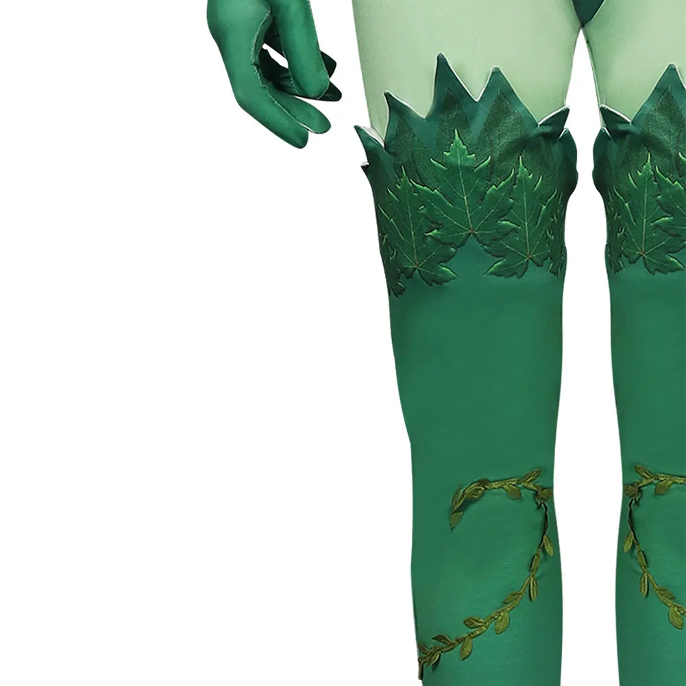 Batman Poison Ivy Green Women Jumpsuits Party Carnival Halloween Cosplay Costume