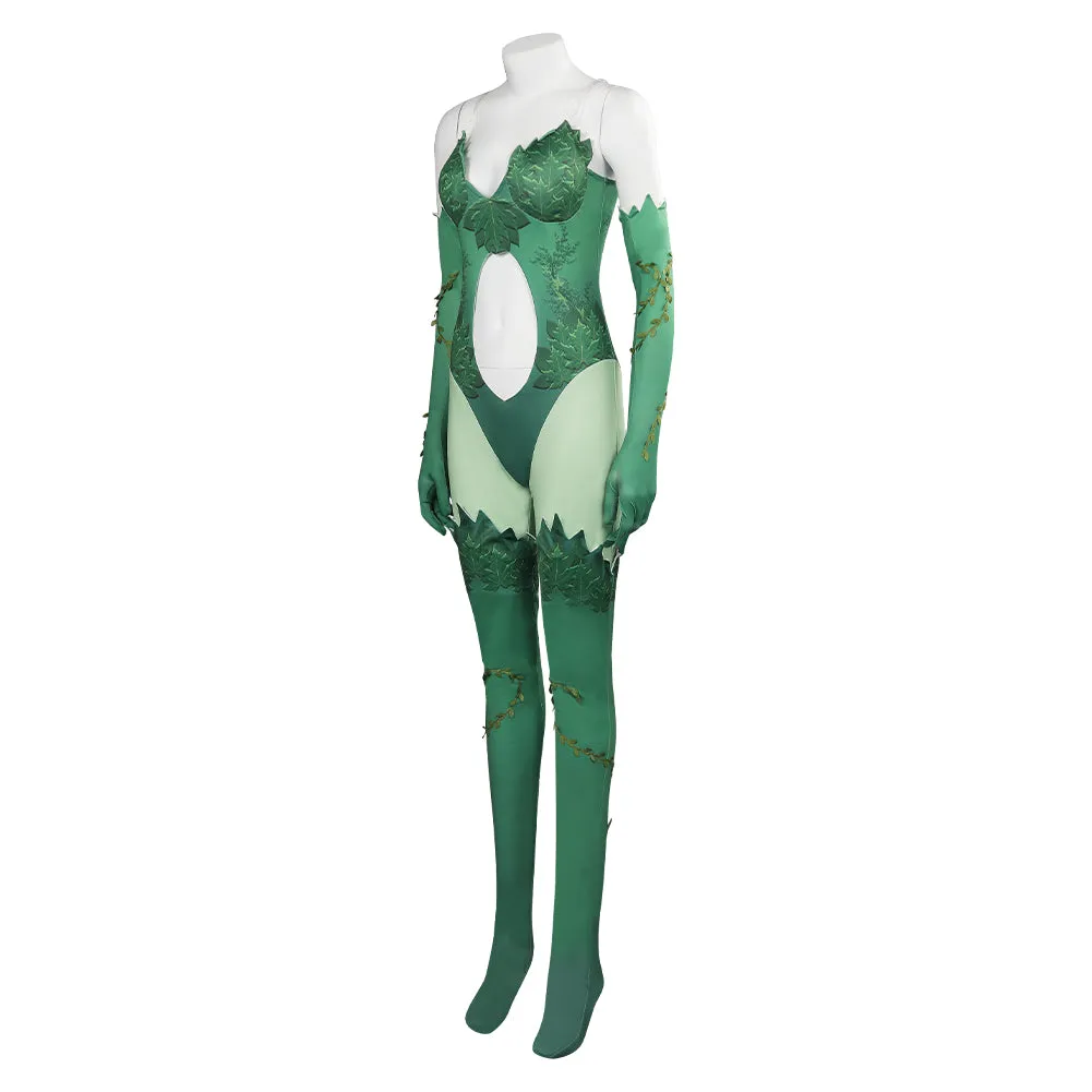 Batman Poison Ivy Green Women Jumpsuits Party Carnival Halloween Cosplay Costume