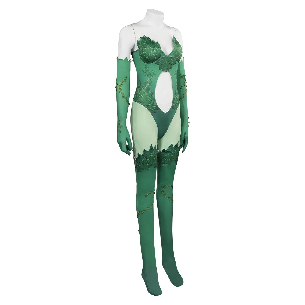 Batman Poison Ivy Green Women Jumpsuits Party Carnival Halloween Cosplay Costume