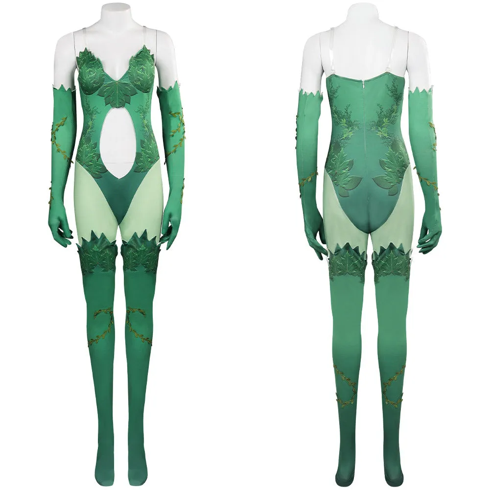 Batman Poison Ivy Green Women Jumpsuits Party Carnival Halloween Cosplay Costume