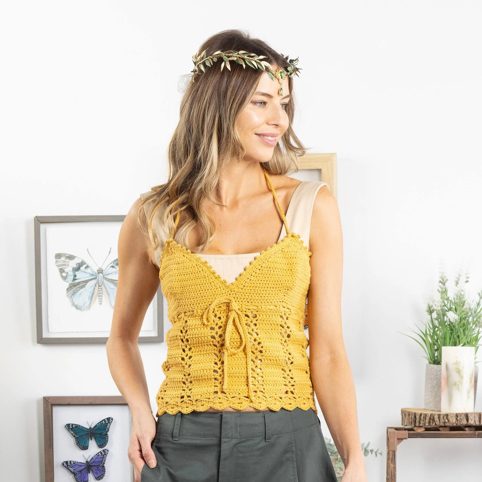 Bernat Lacy Crochet Halter Top