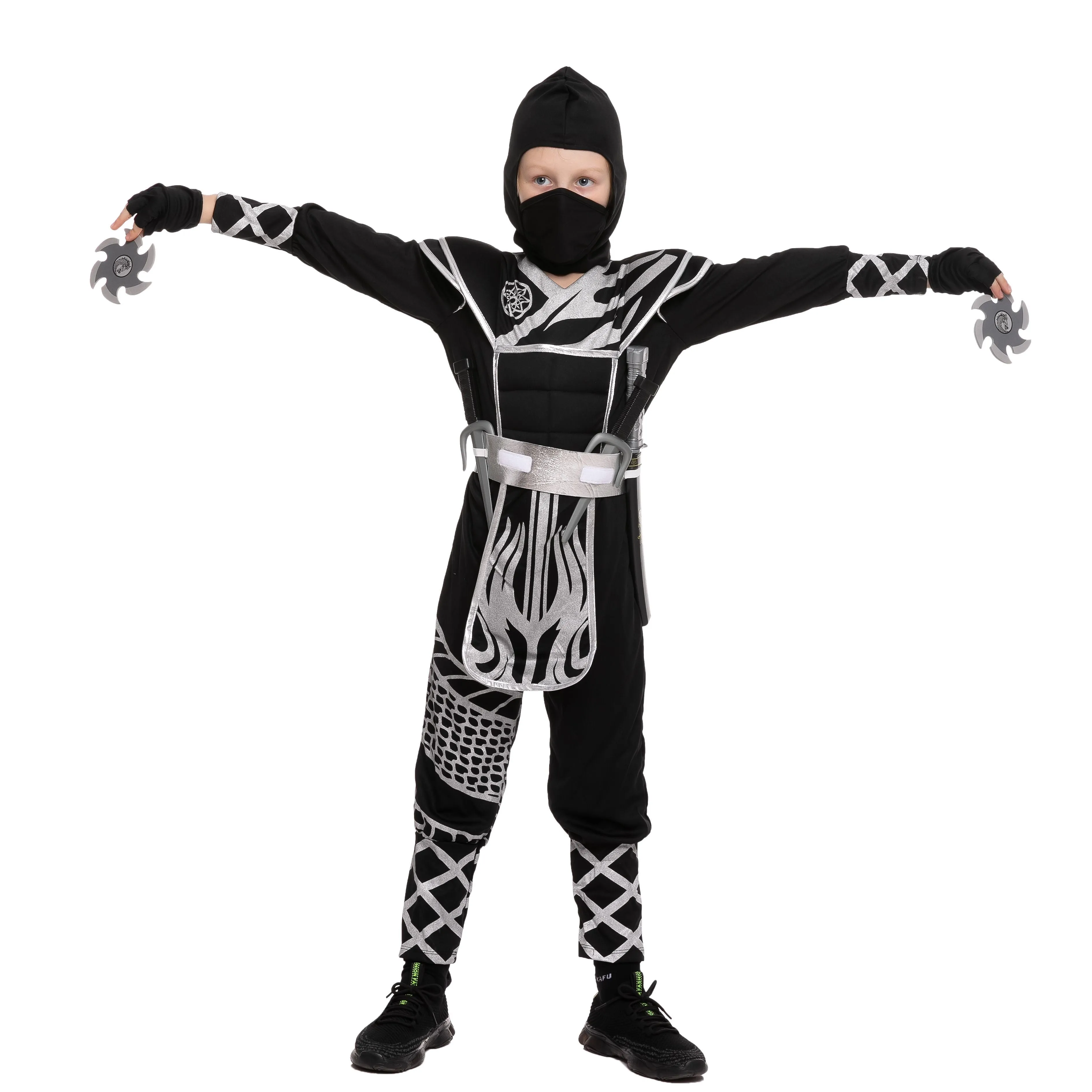 Black Ninja Costume Cosplay Set