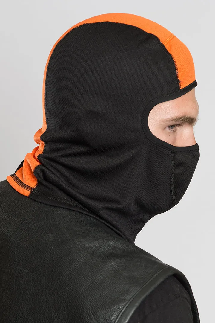 Black w/Orange Stripe (Helmet Liner) Balaclavas