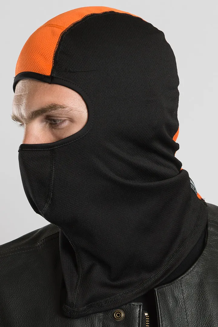 Black w/Orange Stripe (Helmet Liner) Balaclavas