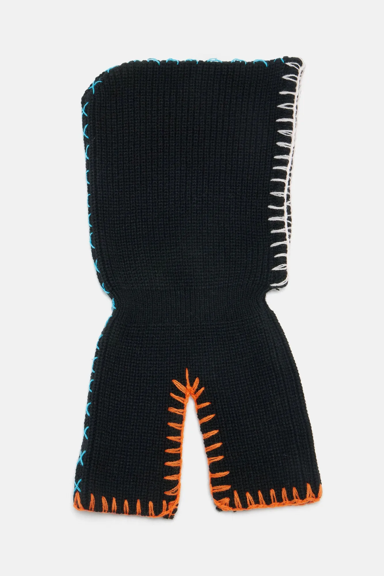 Blanket Stitched Balaclava - Black