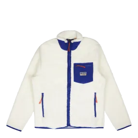 Bonded Pile Fleece Jacket Clubhouse Cream Multi