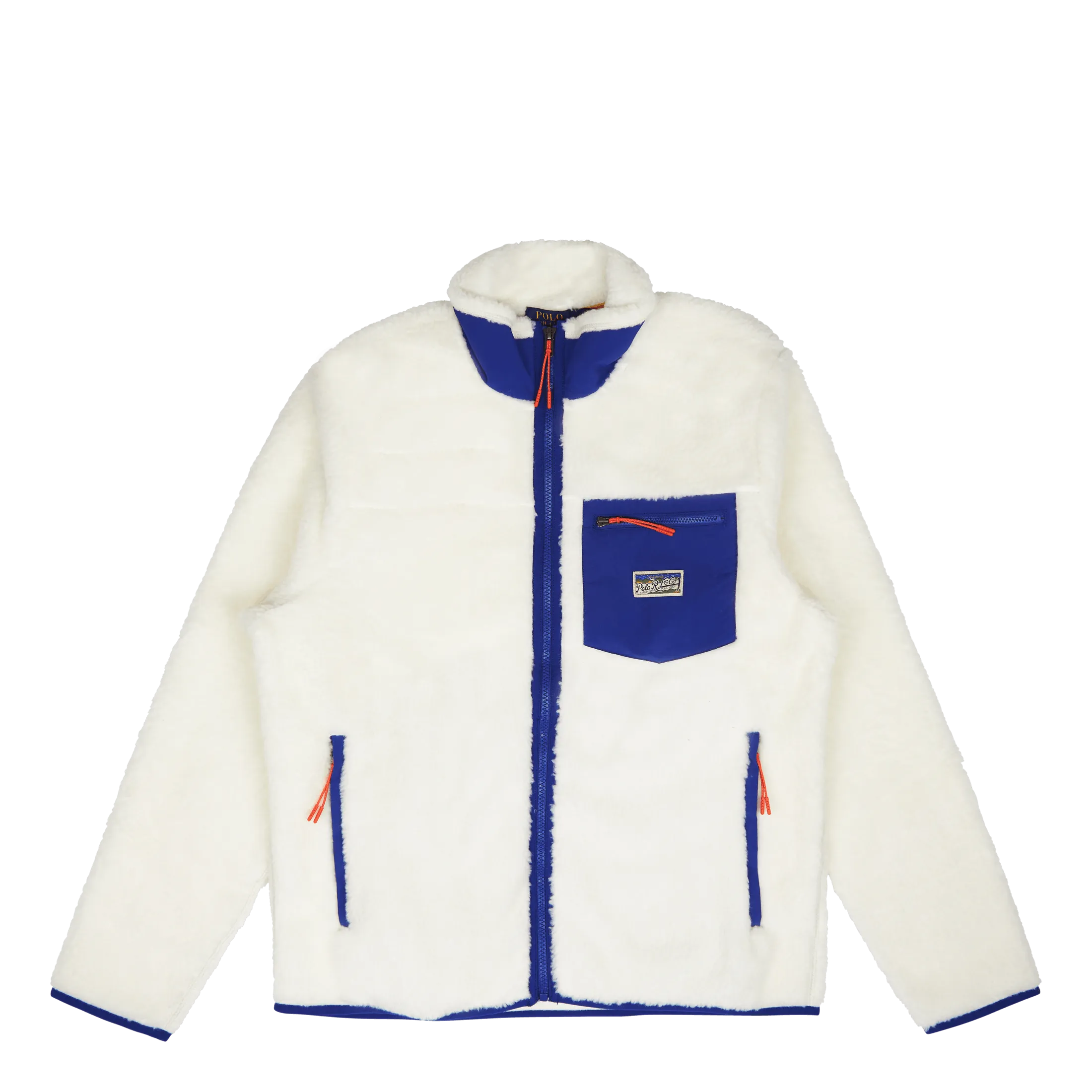 Bonded Pile Fleece Jacket Clubhouse Cream Multi