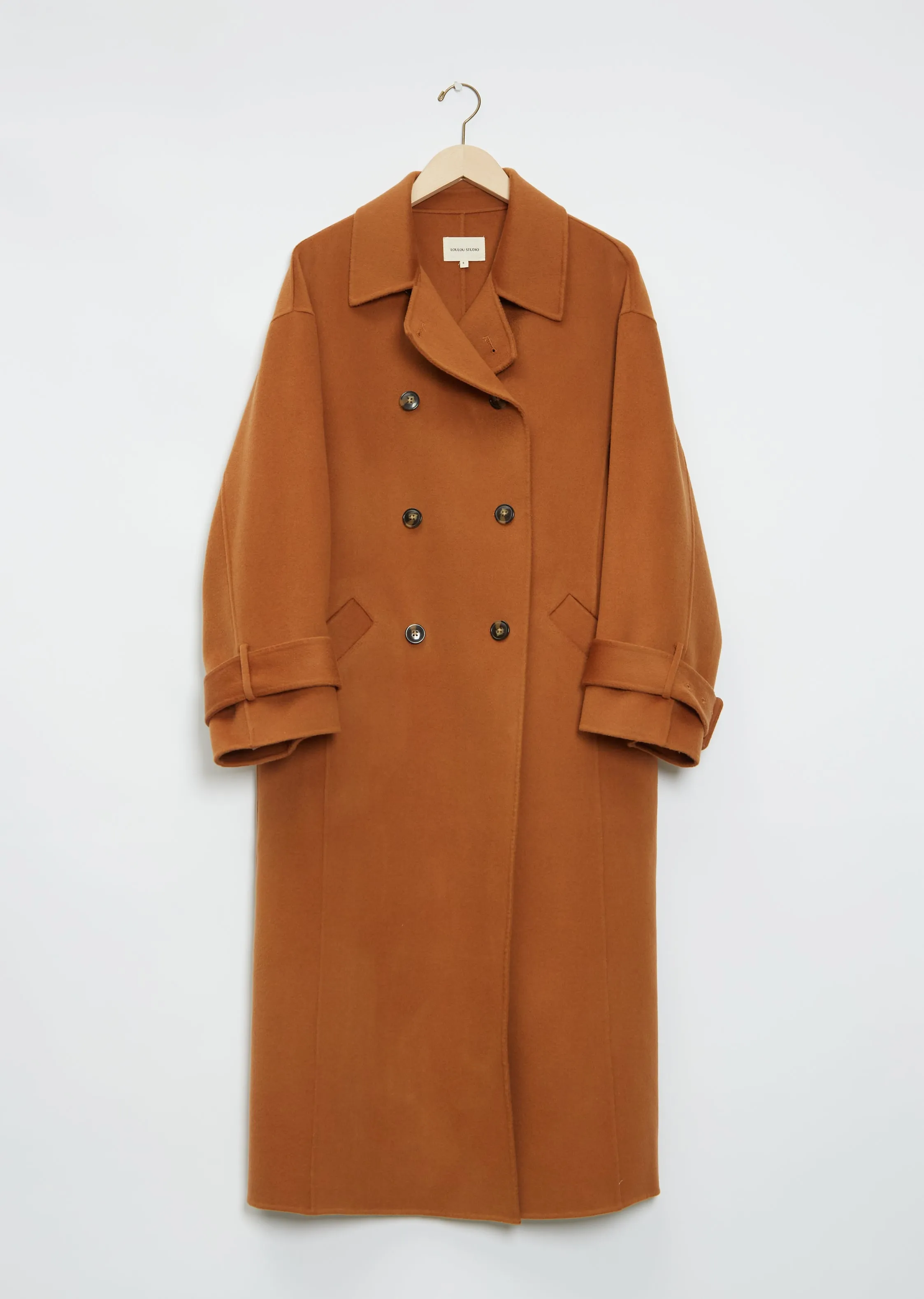 Boras Wool Cashmere Coat — Hazelnut