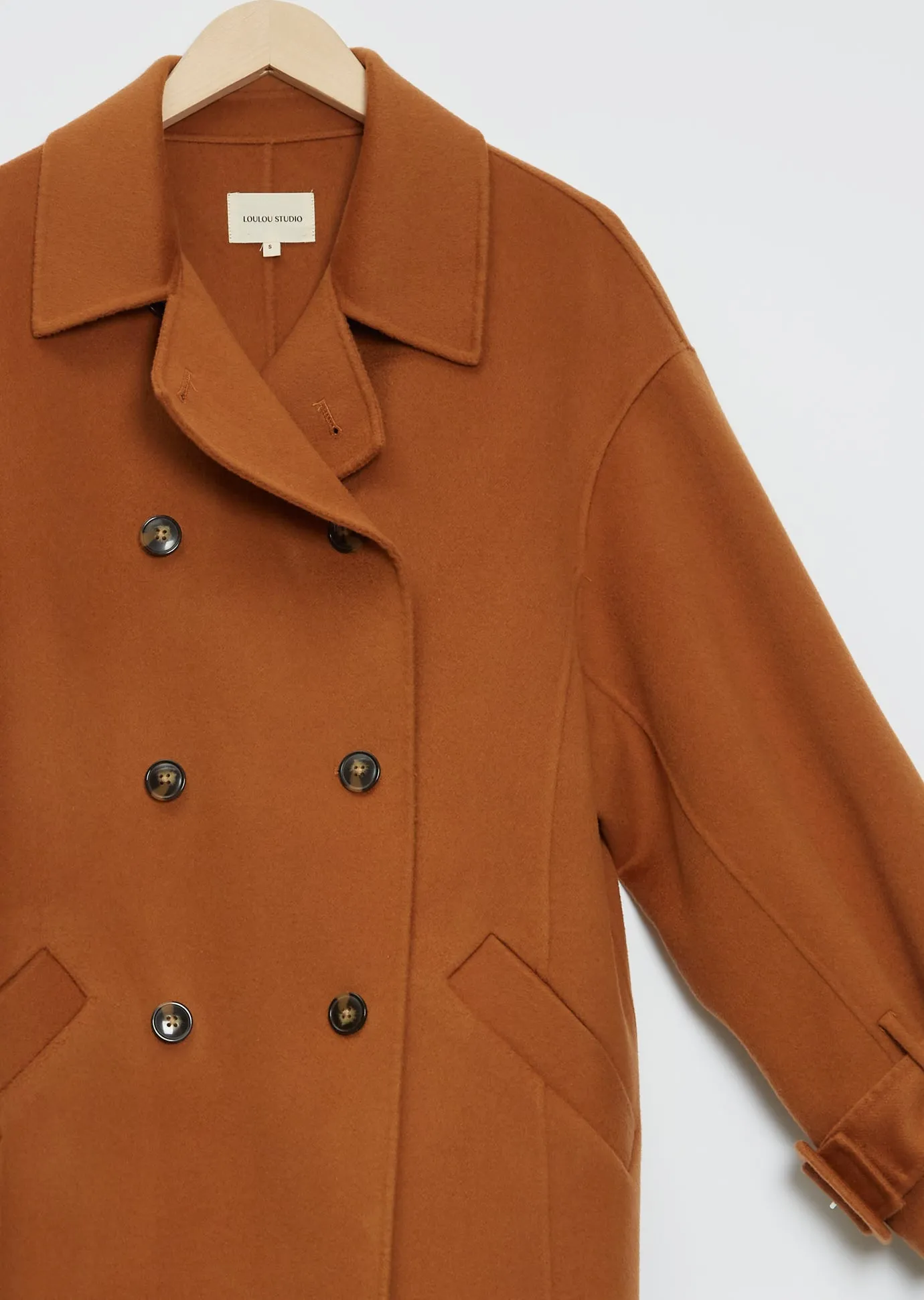 Boras Wool Cashmere Coat — Hazelnut