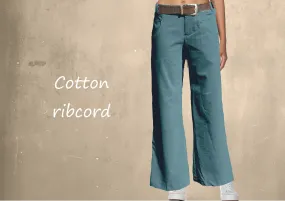 Broek van fijne ribcord/Cotton ribcord pants