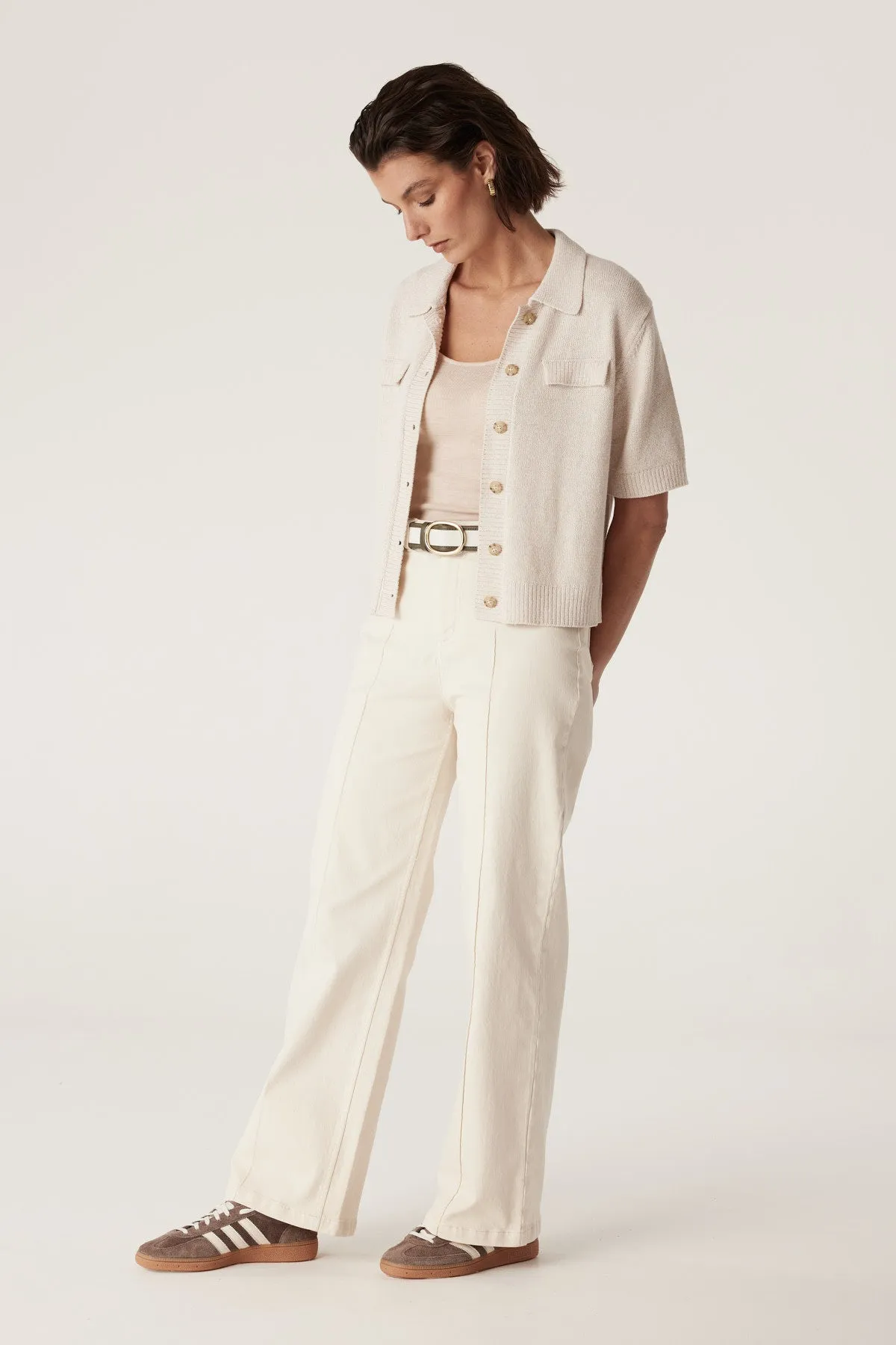 Cable - Carter Pant - Ecru