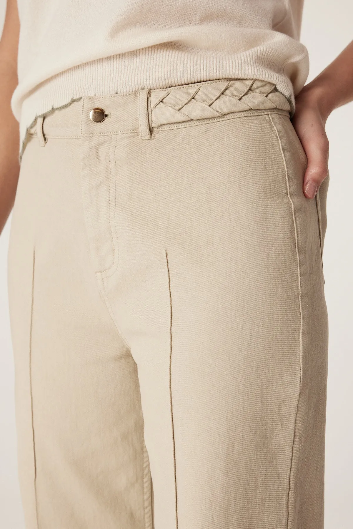 Cable - Carter Pant - Ecru