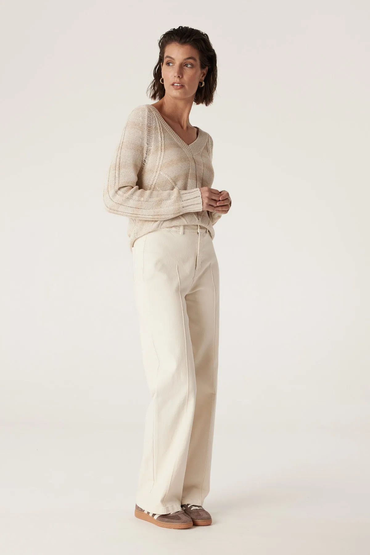 Cable - Carter Pant - Ecru