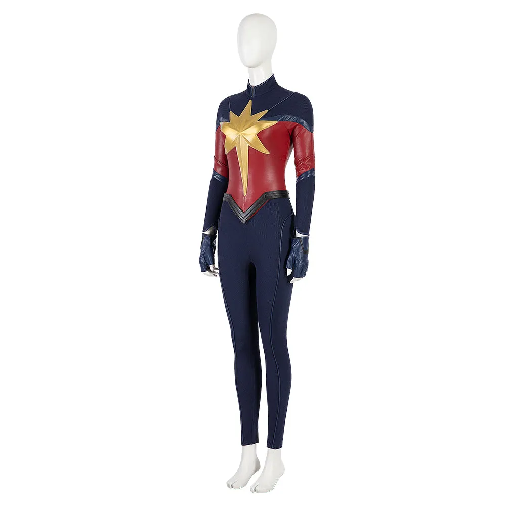 Captain Marvel 2 The Marvels Carol Danvers Team Uniform Cosplay Costume SR