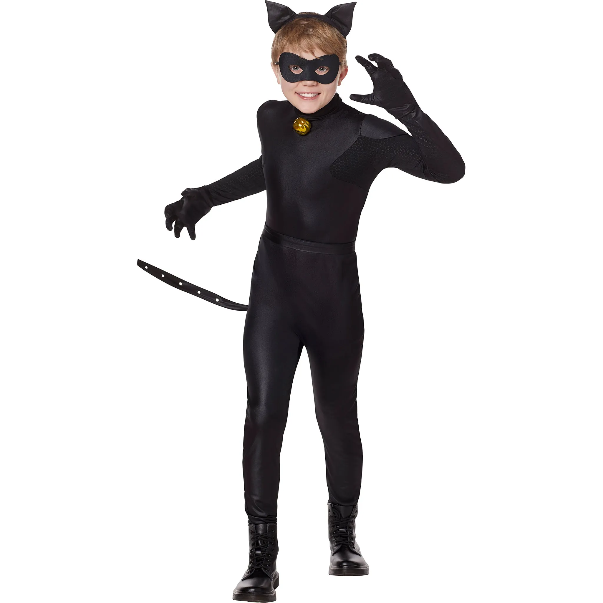 Childs Miraculous Ladybug Cat Noir Costume | 1 ct