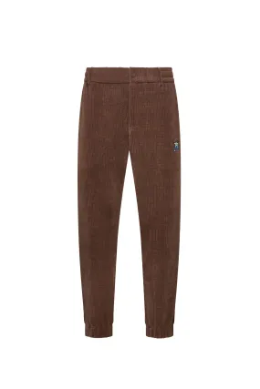 Chocolate Men's Pull On Bubble Wale Cord Jogger