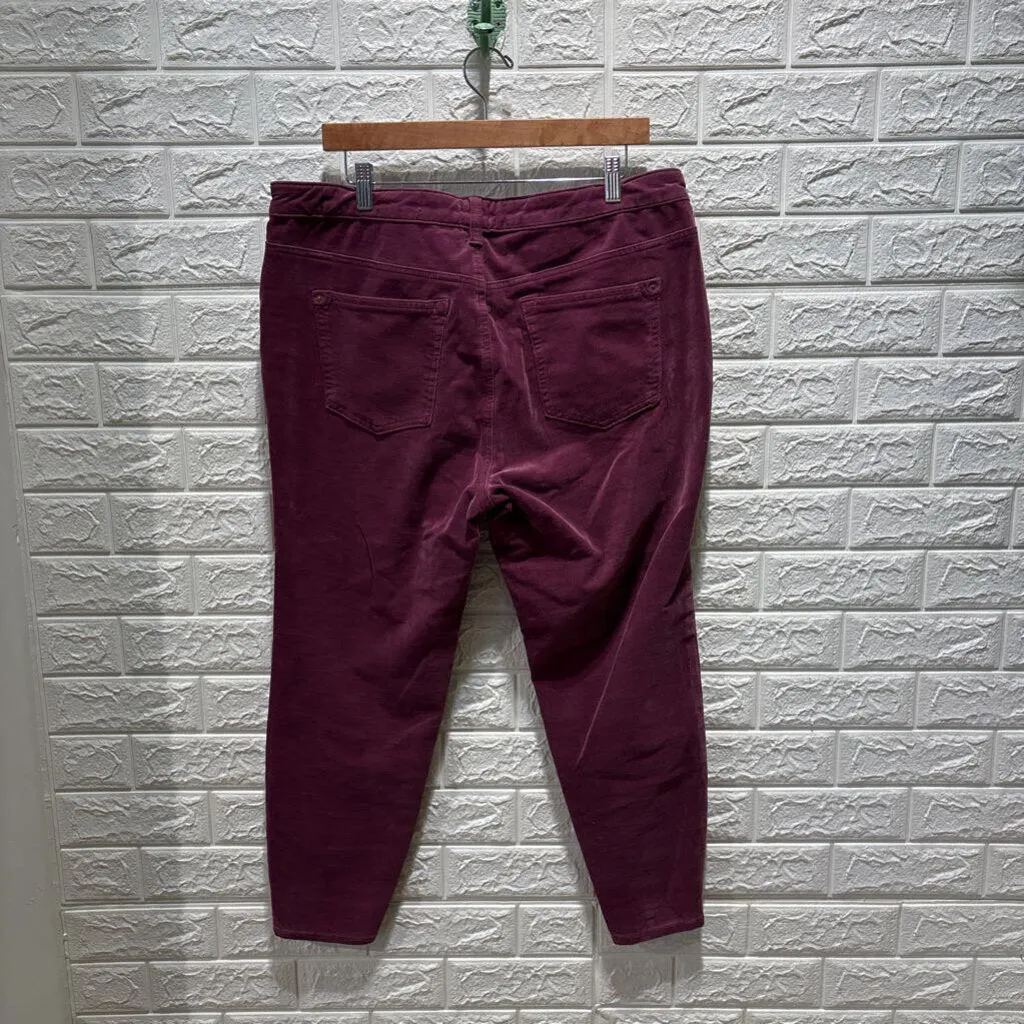 Corduroy Button Fly Pants