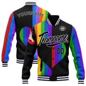 Custom Jacket Bomber Full-Snap Varsity Letterman Personalized Jacket FZ005-D025003-9