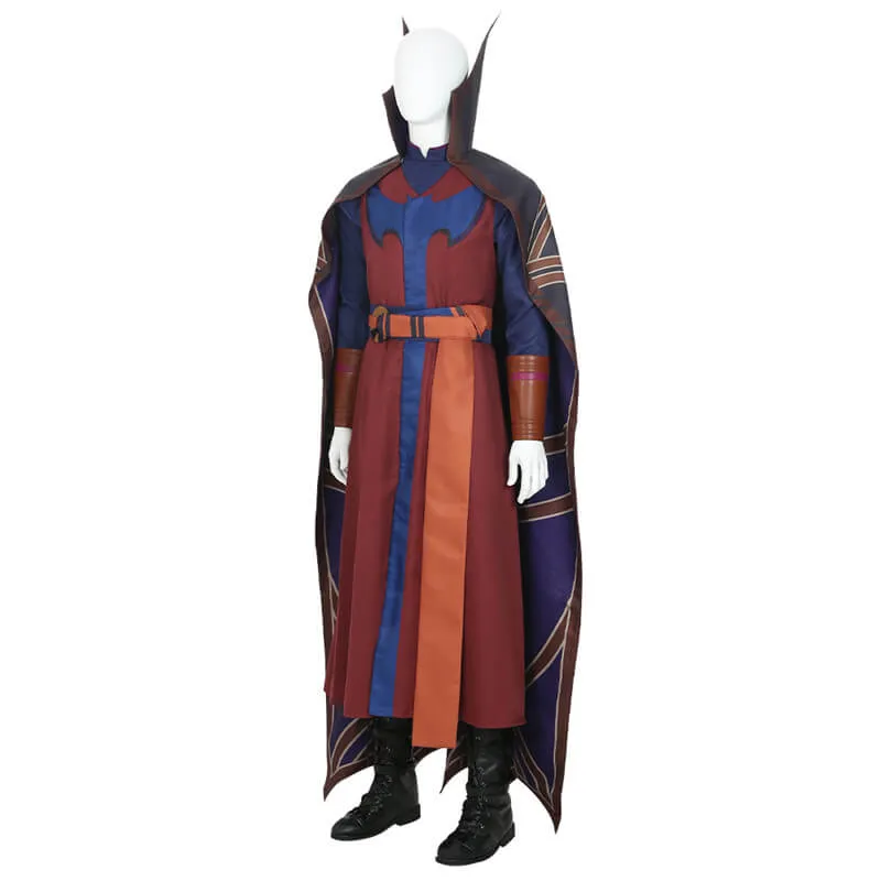 Dark Doctor Strange Halloween Costumes What If Cosplay Outfit for Men ACcosplay