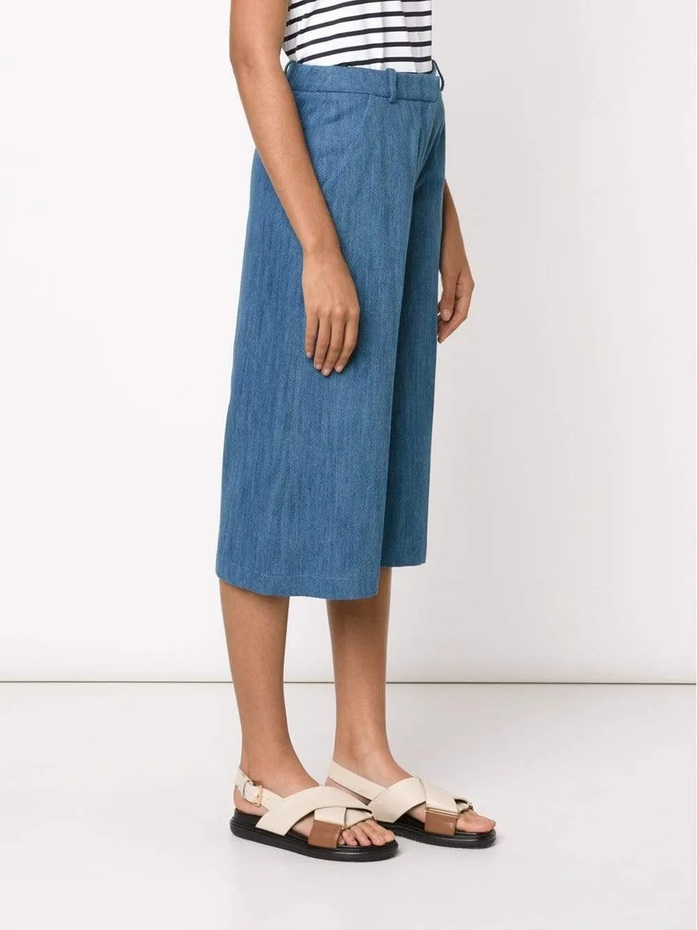 Denim Wash Culottes