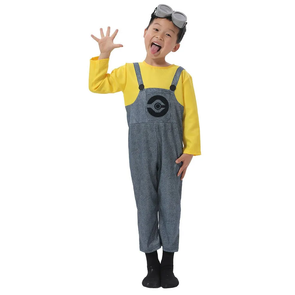 Despicable Me Minions Kids Children Cartoon Cosplay Costume Boys Girls