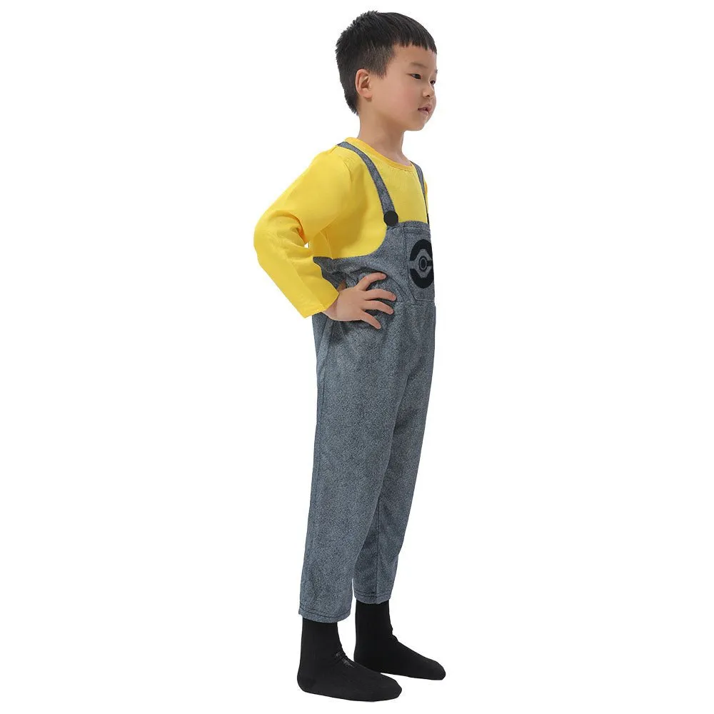 Despicable Me Minions Kids Children Cartoon Cosplay Costume Boys Girls