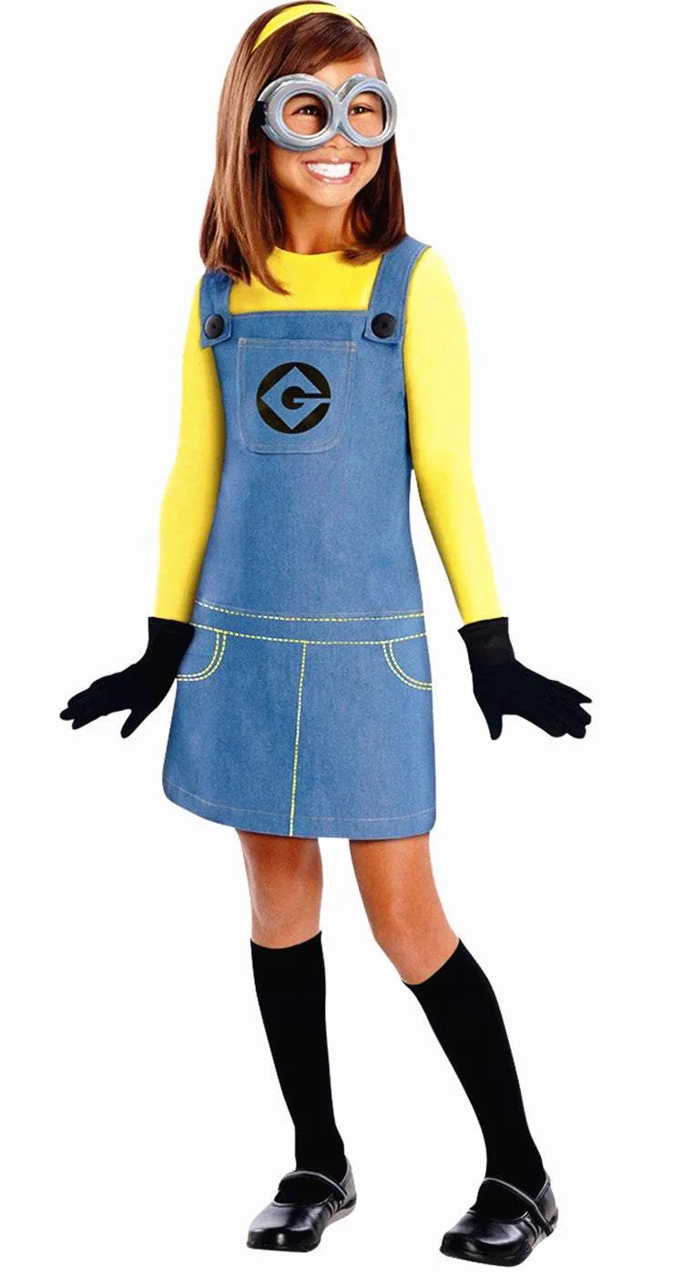 Despicable Me Minions Kids Children Cartoon Cosplay Costume Boys Girls