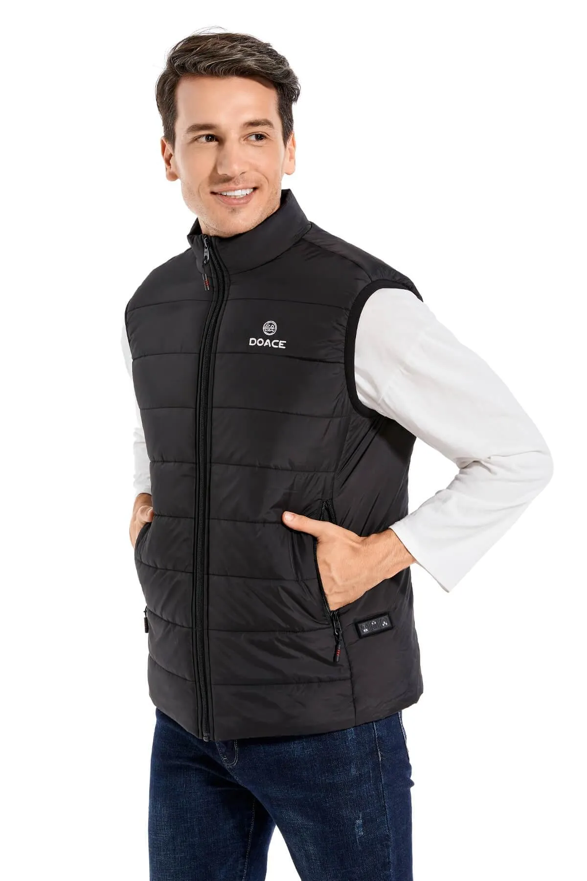 DOACE Wear men heated vest-Black(Battery not included)