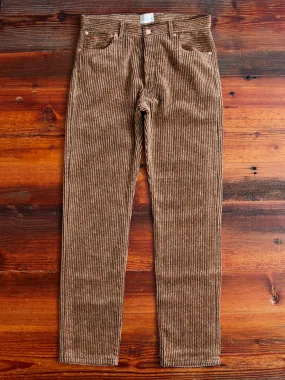 Donegal Corduroy Five Pocket Trousers in Rolling Sand