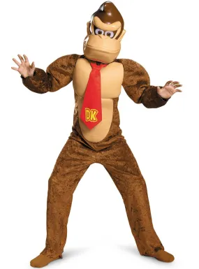 Donkey Kong Deluxe Boys Nintendo Character Costume