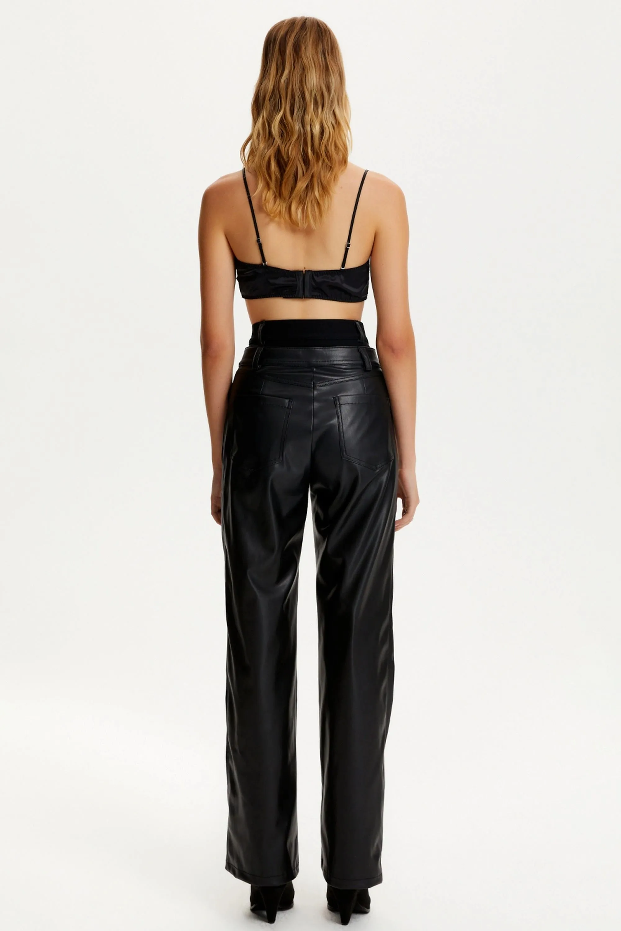 Double Waisted Straight Pants