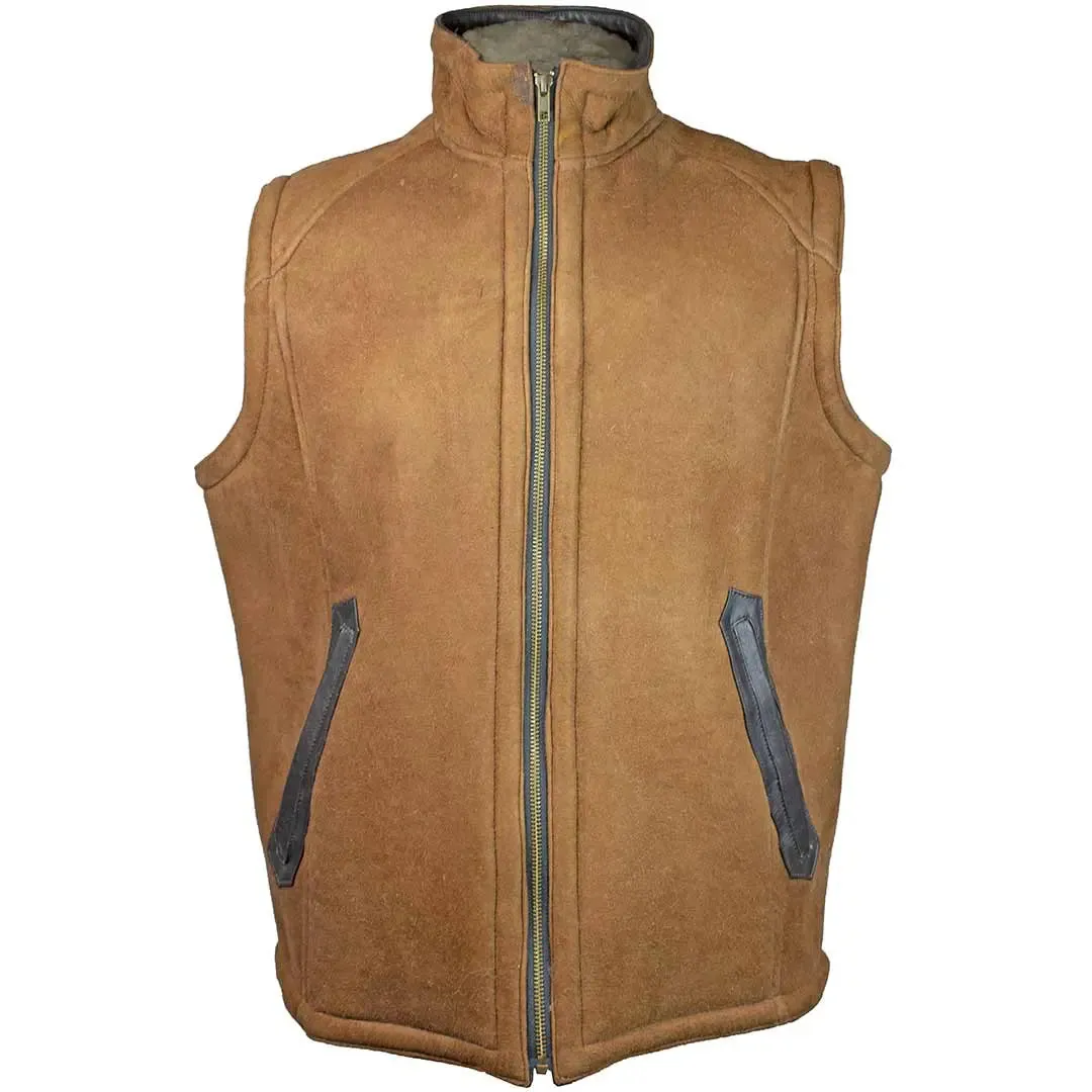 Erick Cordova Men's Barry Suede Vest